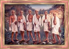 Die sechs Gosvamis von Vrindavana
